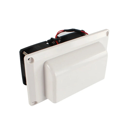Motorhome Trailer Side Air Vent Fan Caravan Side Air Vent Ventilation 12V 25W Yacht Exhaust Fan for Motorhome Boats Marine Yacht