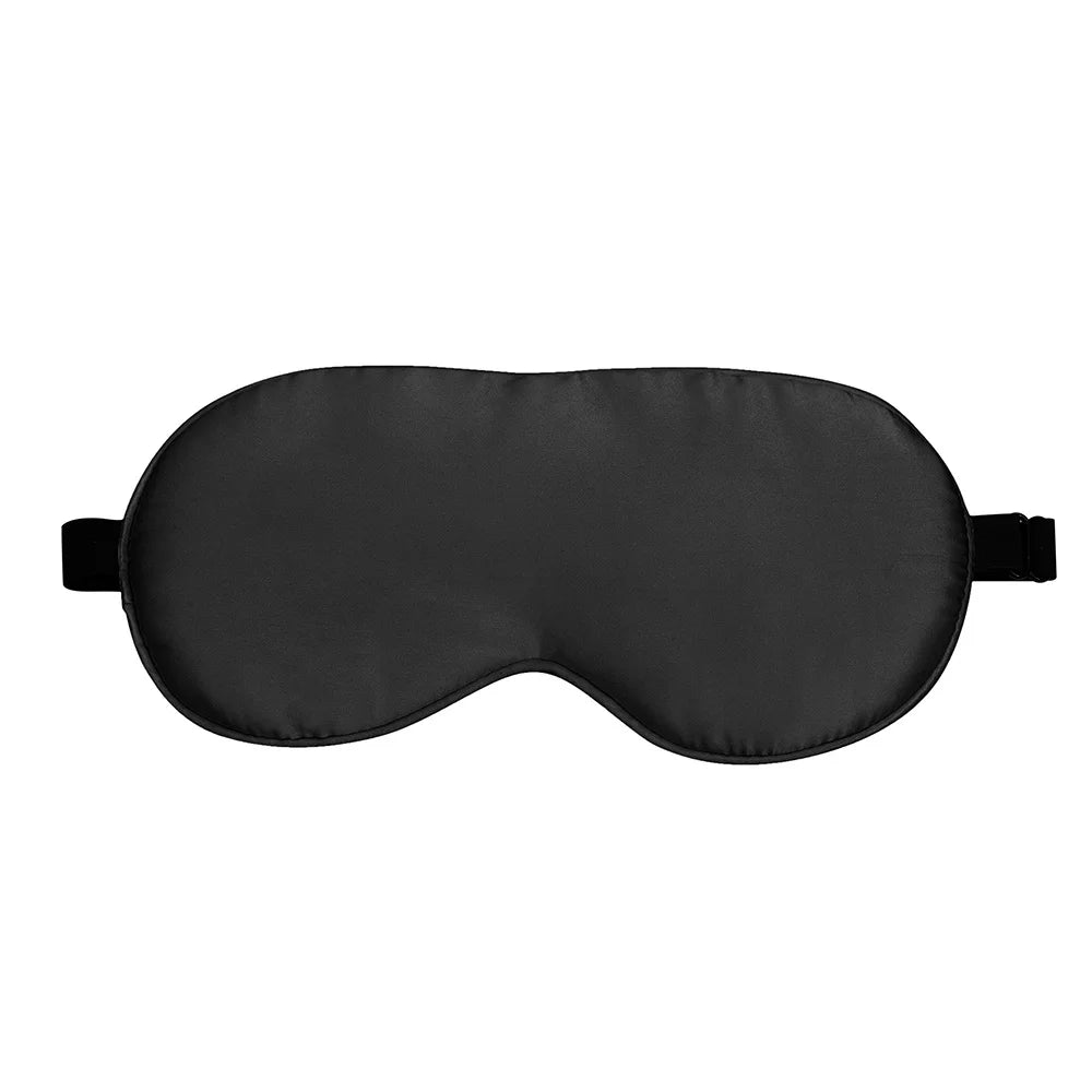 100% Natural 19 Mulberry Silk Sleep Eye Mask Sleeping Smooth Soft Eye Sleep Shade Cover with Elastic Adjustable Strap Blindfold