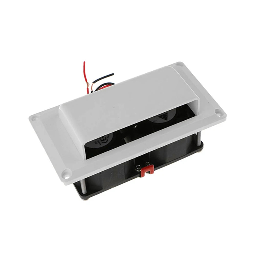 Motorhome Trailer Side Air Vent Fan Caravan Side Air Vent Ventilation 12V 25W Yacht Exhaust Fan for Motorhome Boats Marine Yacht
