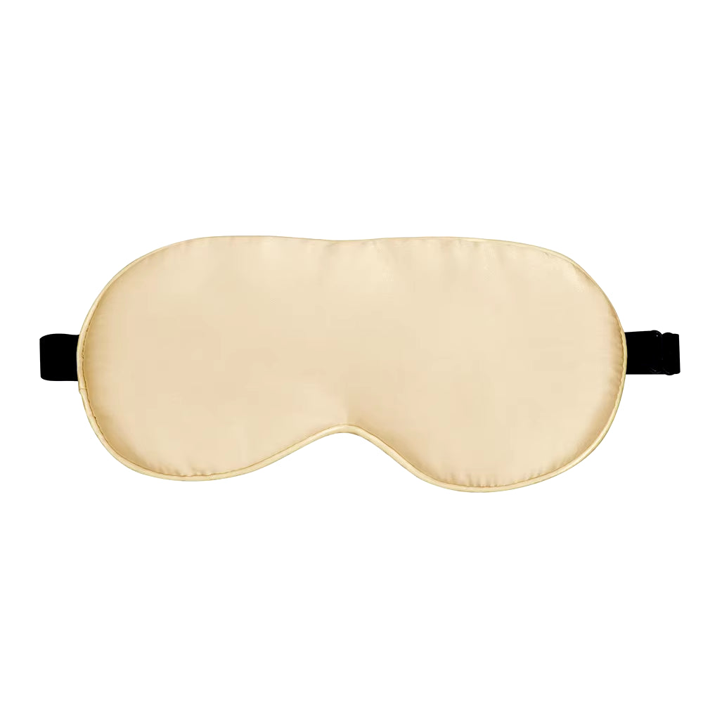 100% Natural 19 Mulberry Silk Sleep Eye Mask Sleeping Smooth Soft Eye Sleep Shade Cover with Elastic Adjustable Strap Blindfold