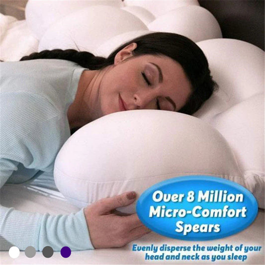 All-Round Sleep Pillow Egg Sleeper Memory Foam Soft Orthopedic Neck Pillow Pain Release 3D Neck Micro Airball Pillow Deep Sleep